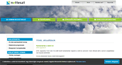 Desktop Screenshot of netteszt.hu